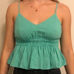 Fun cropped tank top.